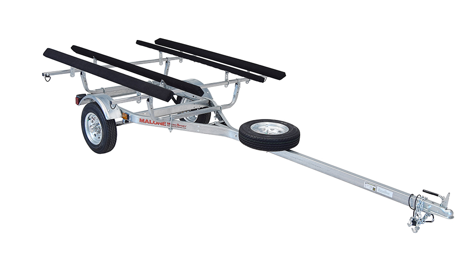 MicroSport 2 Kayak Trailer Package 2 Sets Bunks Spare Tire
