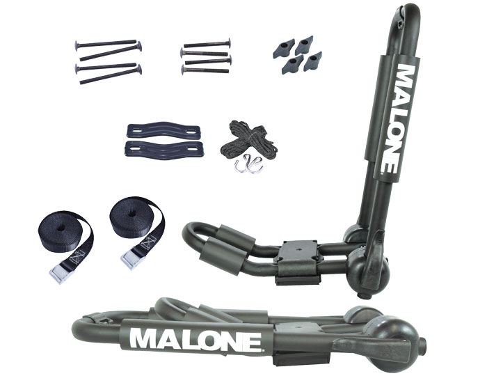 Malone Auto Racks FoldAway-J Folding Kayak Carrier Black One Size 