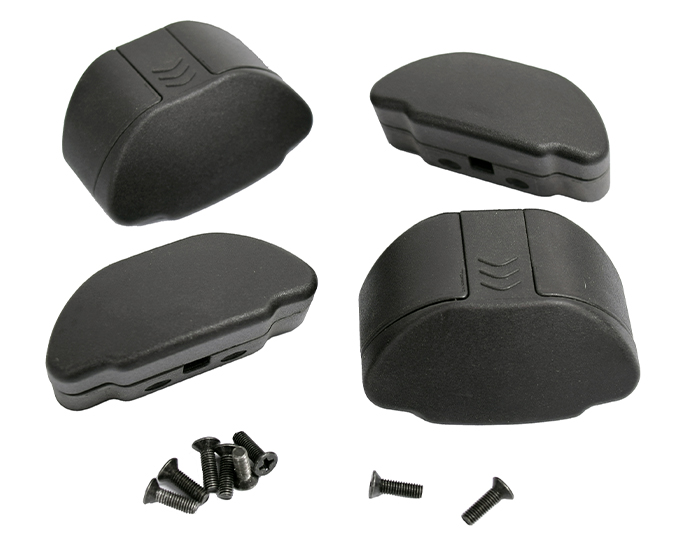 End Caps with Screws (Pre-2019) (MPG211, MPG212, MPG213), Set of 4