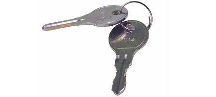 Keys, SteelTop™(MPG201-MPG202-MPG203), Hanger™(MPG2124-MPG2127), Set of 2 