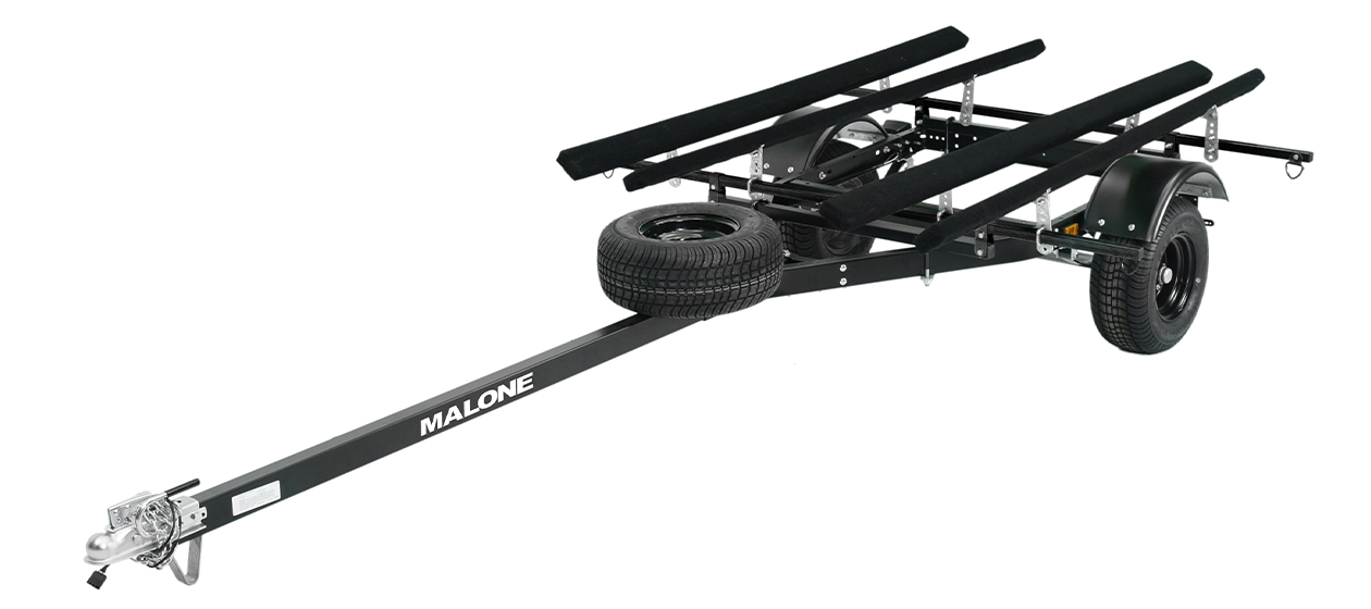 MicroSport™ Off-Road LowBed™ 2 Kayak Trailer Package (2 Sets Bunks & Spare Tire) 