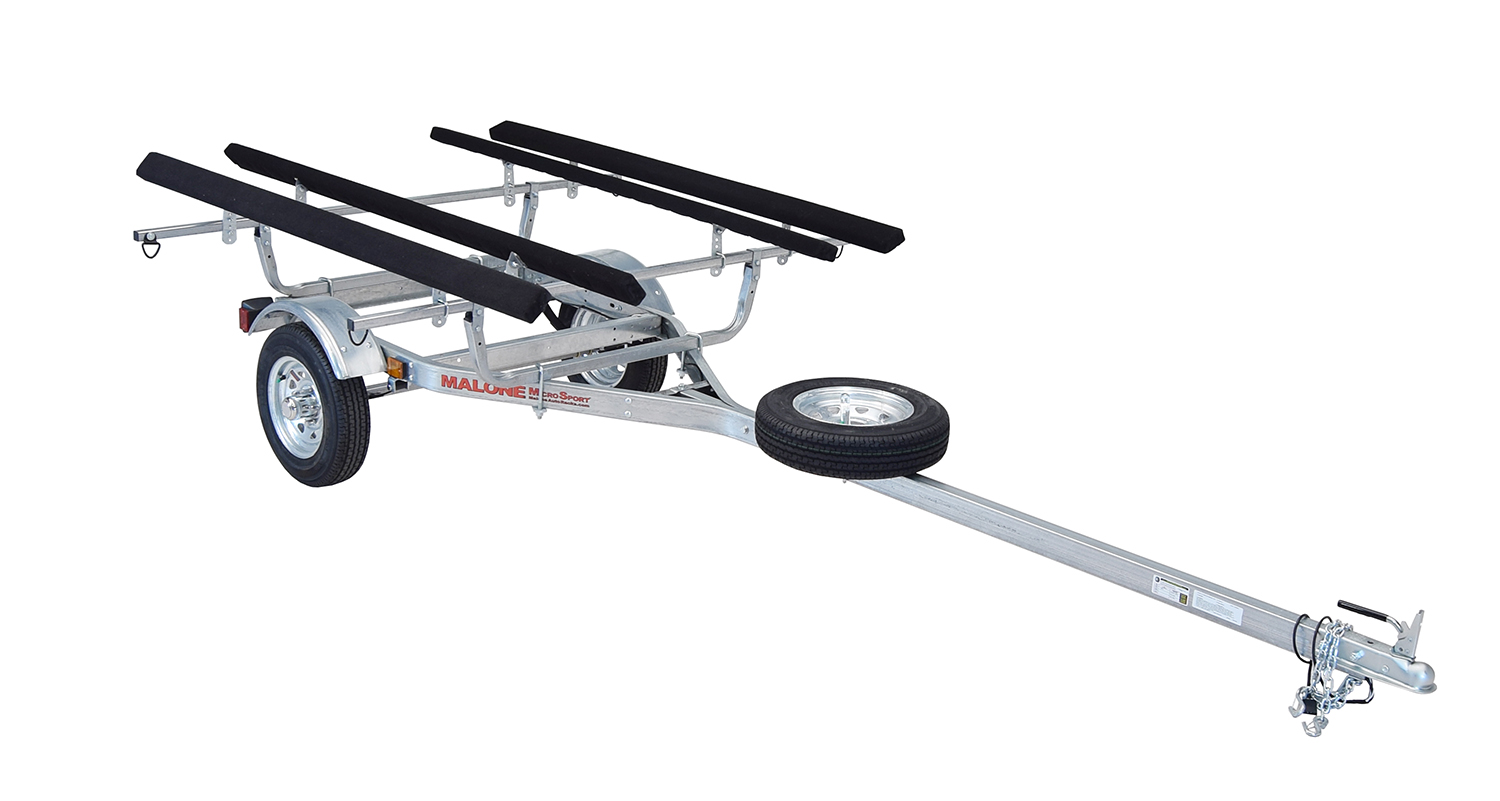 MicroSport® 2 Kayak Trailer Package (2 Sets Bunks, Spare Tire)