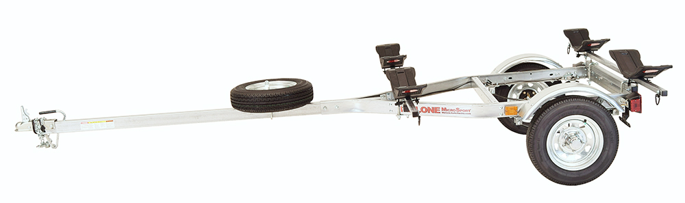 MicroSport™ LowBed™ 2 Kayak Trailer Package (2 Sets MegaWings™ & Spare Tire)