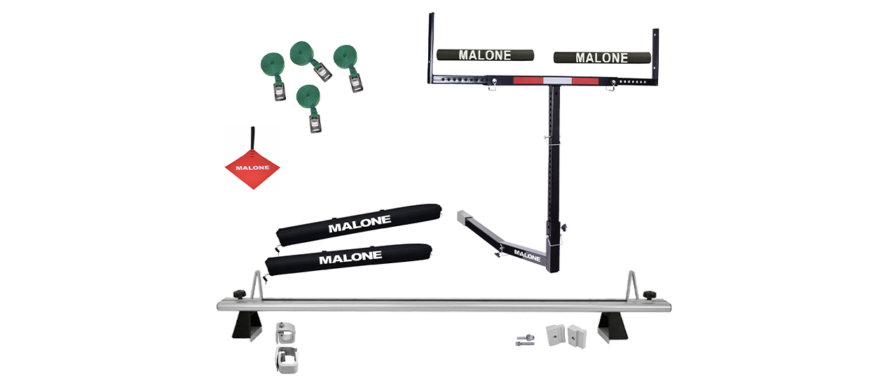 Axis™DLX / CrossBed™ Two Kayak Angler Bundle w/ Rack Pads