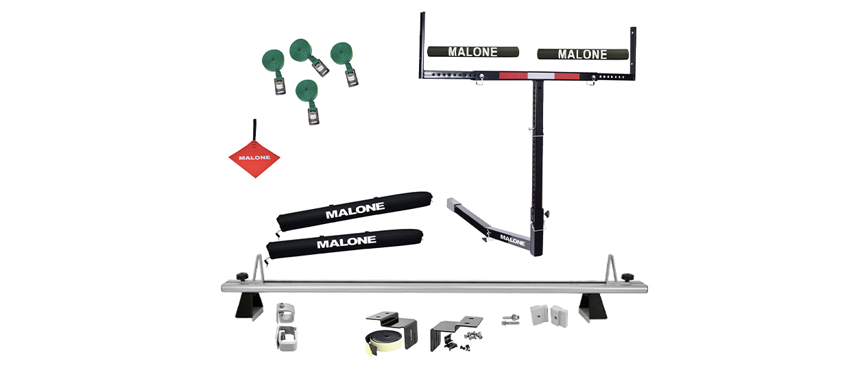 Axis™DLX / CrossBed™ Two Kayak Angler Bundle w/ Rack Pads and Tonneau Adapters