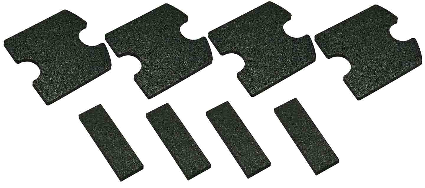 Carrier Base Pad Set, BigFoot™ (MPG112)  (4 lower pads, 4 upper pads)