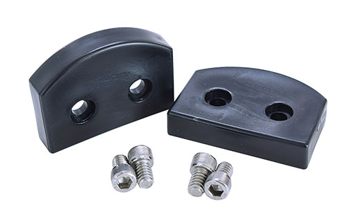 Large Lower End Caps with Screws (351-351XL), Set of 2 