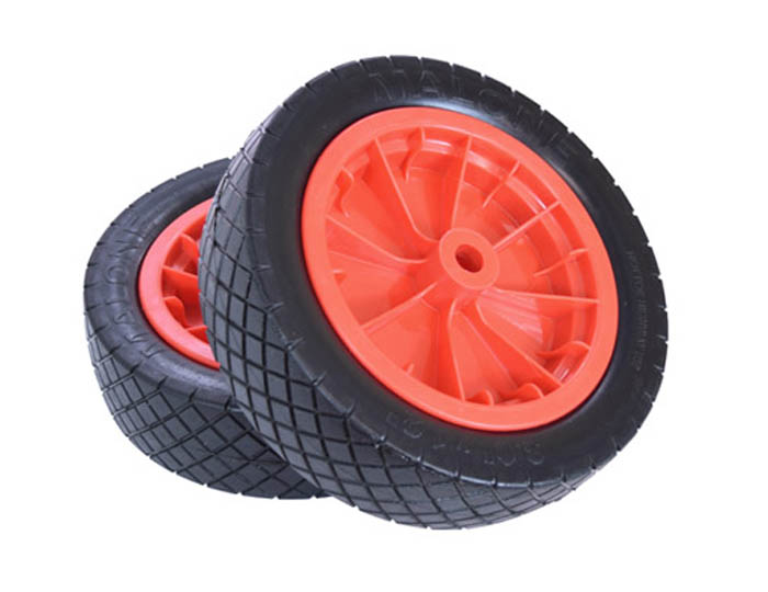 Airless WideTrak™/Traverse HD™ No Flat Wheels 3" X 12" (set of 2)