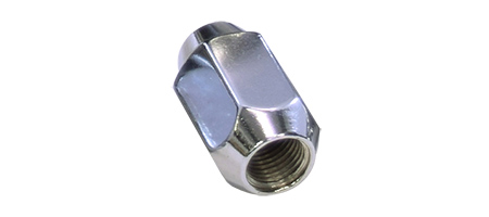 Acorn Style Chrome Lug Nut (1/2"), Single