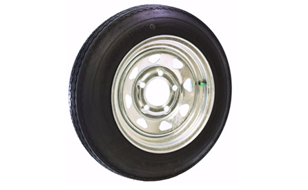 12" Galvanized Tire and Wheel (MicroSport™), Single  **no lock
