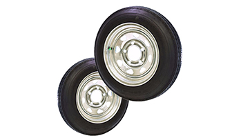 12" Galvanized Tire and Wheel (MicroSport™), Set of 2