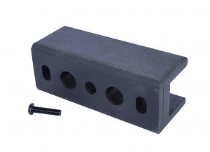 1.25 to 2" Hitch Adapter w/ M6 x 25mm Screw (MPG2109-2130-2149), Single 