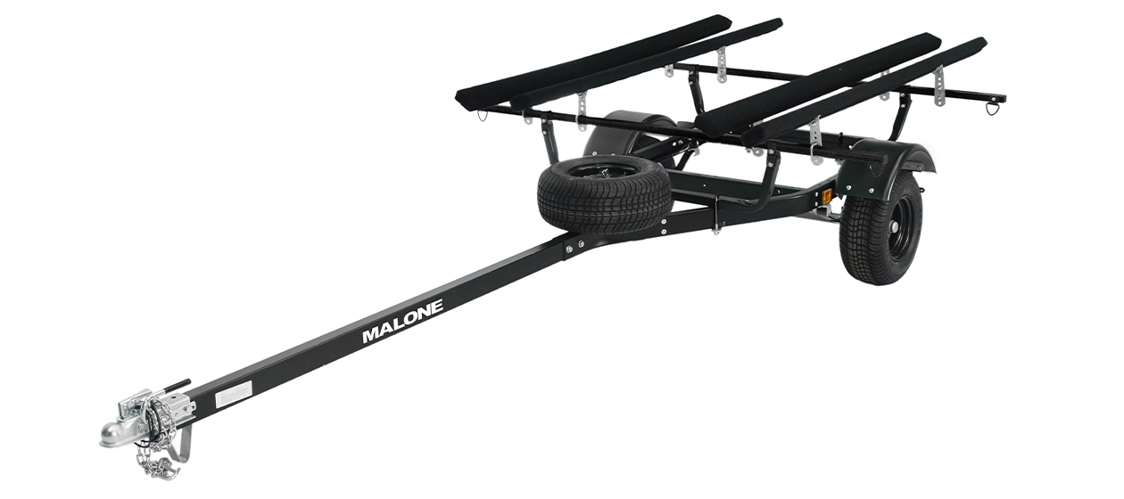 MicroSport™ Off-Road 2 Kayak Trailer Package (2 Sets Bunks, Spare Tire)