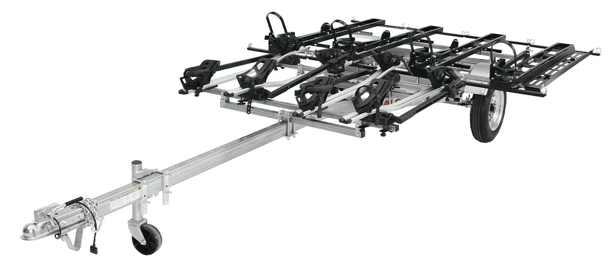 MicroSport™ LowBed™ 8 Bike Trailer Package (8 Bike Carriers) 