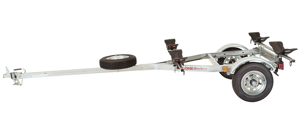 MicroSport™ LowBed™ 2 Kayak Trailer Package (2 Sets MegaWings™ & Spare Tire)